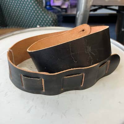 "AS" Leather Guitar Strap used image 20