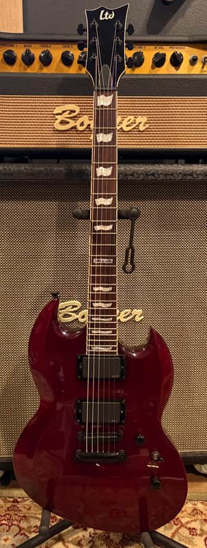 ESP LTD Viper-400 2005 - 2007 - See Thru Black Cherry image 1