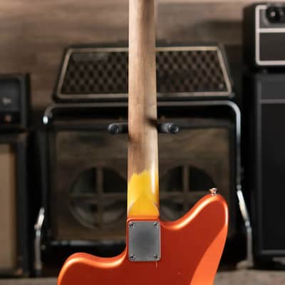 Immagine Nash JM-63 Electric Guitar - Candy Tangerine with Hardshell Case - 7
