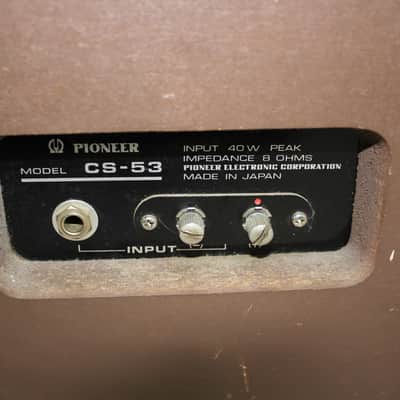 Pioneer CS-53 Vintage Speakers image 7
