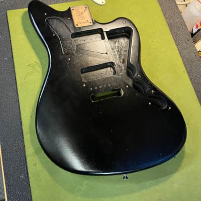 Warmoth Jazzmaster P90 Body 2020s - Black image 2