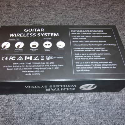 Xvive U2 Guitar Wireless System Black image 2