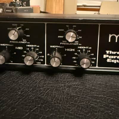 Moog MKPE Three Band Parametric Equalizer 1970s - Black image 4
