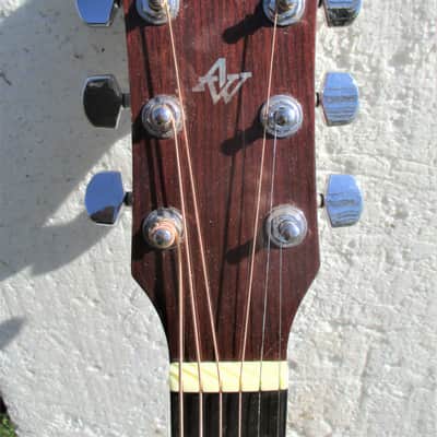 Washburn Artwood Aw-10 Guitar, 2000 , Natural Finish, Plays & Sounds Good image 2