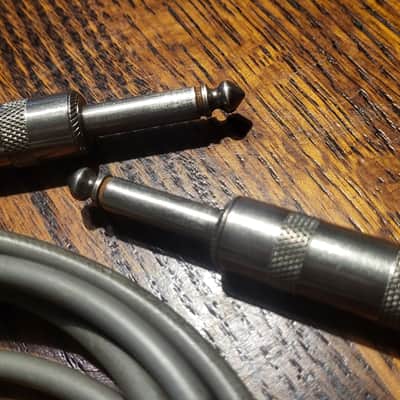 Fender Jazzmaster guitar cord 1960 - Gray plastic/ nickle metal image 2