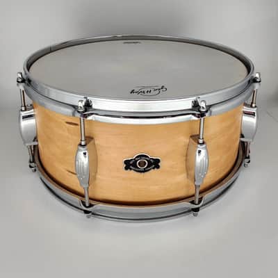 Used George Way Advance Solid Ply Maple Snare Drum 14x6.5 Natural Satin image 1