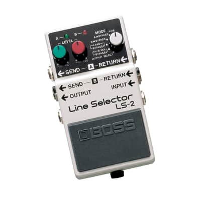 Boss LS-2 Compact Battery and Adapter Powered Line Selector Pedal with Level Control and Six Looping Modes for Multiple Effects Setups image 3