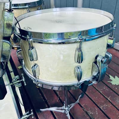Slingerland Radio King 1950 - White Marine Pearl image 3