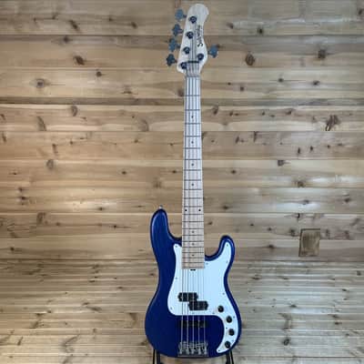 Sadowsky MetroLine SML21HP5 02 ASH FR Hybrid P/J Electric Bass - Ocean Blue Transparent Satin image 2