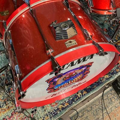 "Wild" Mick Brown's Dokken, Custom 1980s Tama Artstar II 4-Piece Set. 26", 18", 16", 14". image 6