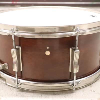 Ludwig Auditorium 6.5x15" 8-Lug Mahogany Snare Drum Vintage 1960's image 8