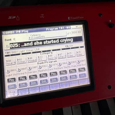 Korg M50 61-Key Music Workstation Keyboard 2000s - Black image 9