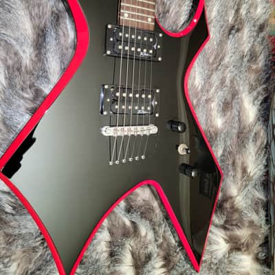B.C. Rich WARLOCK BLACK/RED image 6