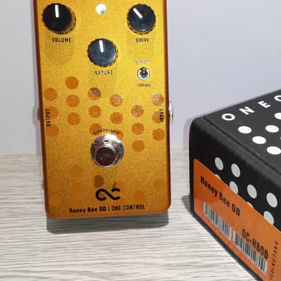 (NEW) One Control BJFe Series Honey Bee Overdrive NEW - Gold image 2