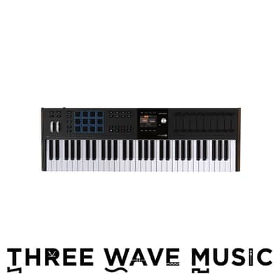 Arturia KeyLab Mk3 61 (Black) - Universal MIDI Controller [Three Wave Music]
