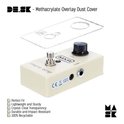 Protective Methacrylate Overlay Dust Cover for MXR M133 Micro Amp image 1