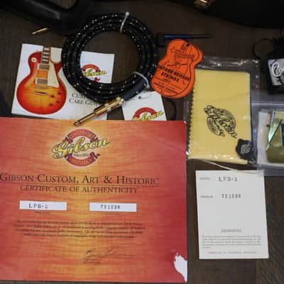 2003 Gibson Custom Shop 1957 Historic Reissue Les Paul Custom LPB-3 3 Pickup Electric Guitar Black Ebony + COA OHSC image 2