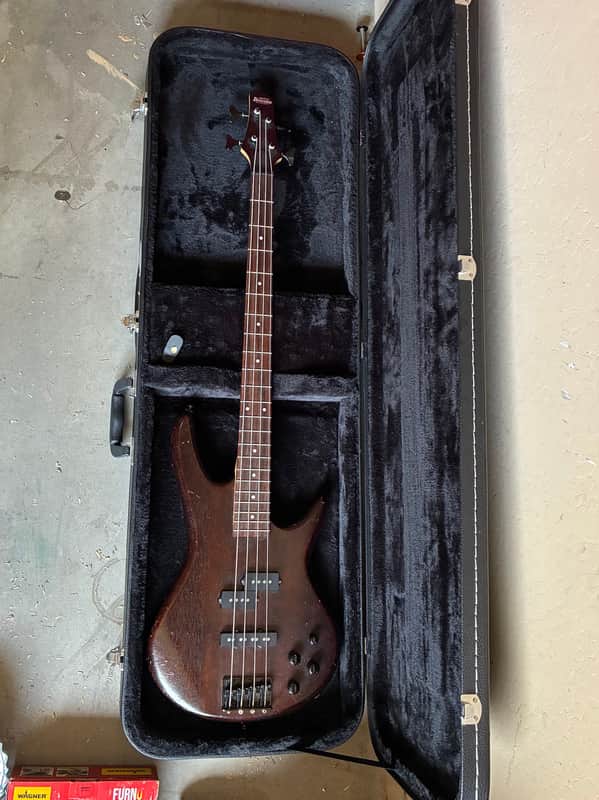 Ibanez GSR200B Gio Soundgear 2014 - Walnut Flat + Case image 1