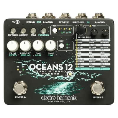 Oceans 12 Multifunction Dual-Stereo Reverb Pedal image 1