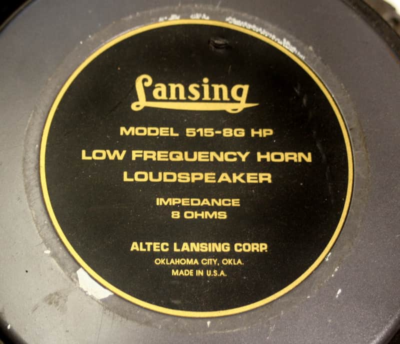 Pair of Altec Lansing 515-8G-HP 8 ohm speakers | Reverb