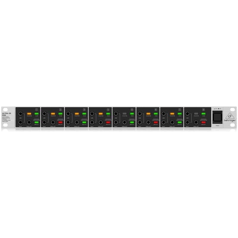 Behringer DI800 V2 Ultra-DI Pro 8-Channel Active Direct Box image 2