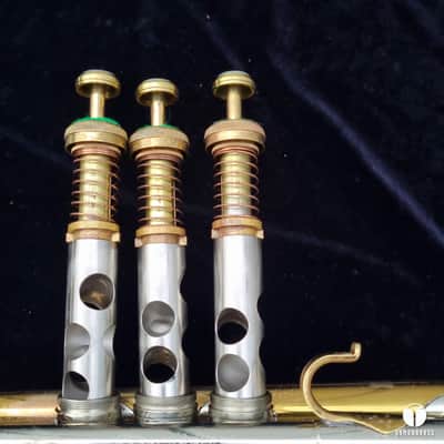F.E. Olds & SonSuper Recording Los Angeles offset valves trumpet gamonbrass Bild 25