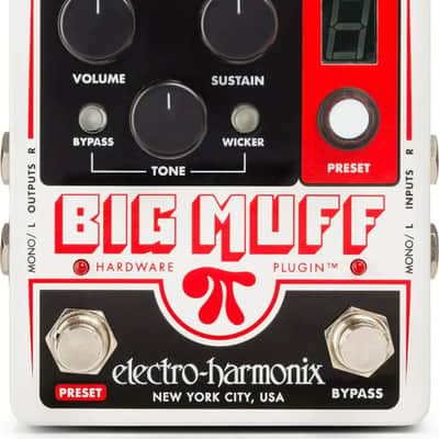 Electro-Harmonix Big Muff Pi Hardware Plugin Fuzz/Interface Effects Pedal image 1