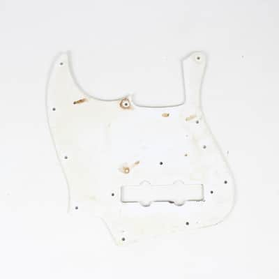 1974-1975 Vintage Fender Jazz Bass White PICKGUARD 3-Ply w/Original Screws 4-Bolt JBass Guitar 1970's image 5