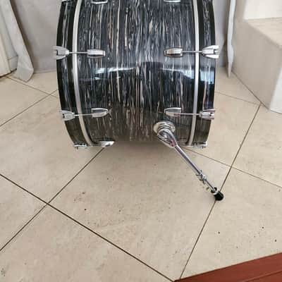 Ludwig Classic Maple CUSTOM 9x13 / 13x15 / 14x22" Jazz Recording Drum Set - Vintage Black Oyster Pearl image 11
