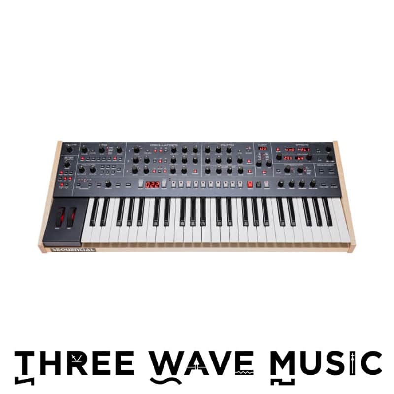 Sequential Trigon-6  3-VCO Enhanced Ladder Filter Analog Poly Synth [Three Wave Music] image 1