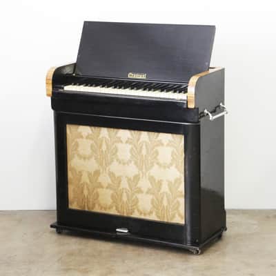 1930s Cromwell Celeste 4 Octave Celesta Vintage Pre War Rare Bell Keyboard Original Chimes Mustel Piano with Original Shipping Crate Orchestral Percussion Henry Busse Orchestra image 4