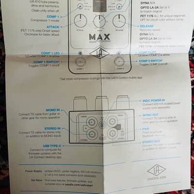 UNIVERSAL AUDIO Max Preamp & Dual Compressor image 6