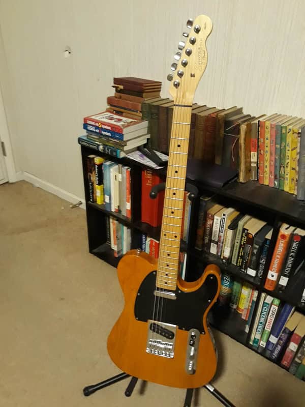 Fender Squier Affinity Butterscotch Blonde Telecaster 2014 with maple neck image 1