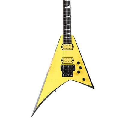 New Jackson Custom Shop Randy Rhoads Nitro Relic Grafitti Yellow w/FU Tone Upgrades #RR4075 image 7