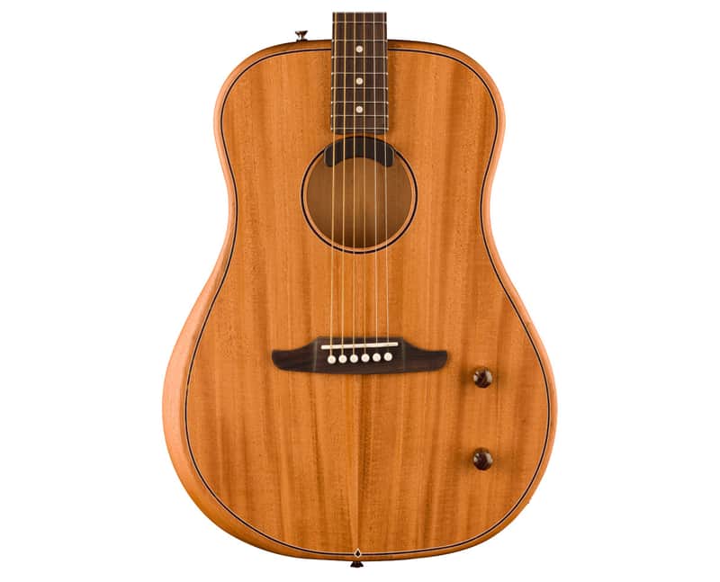 Used Fender Highway Series Dreadnought Acoustic - All-Mahogany w/Rosewood FB image 1
