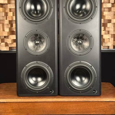 Ex Machina Quasar MKII 3 Way Studio Monitors (Pair). MINT! image 2