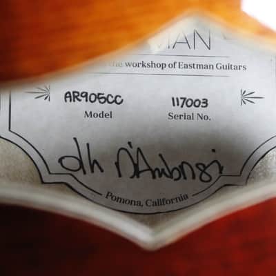 Eastman AR905CC Custom Edition Archtop w/ Lollar Charlie Christian 3-Point Mounted Pickup!! #40169 image 10