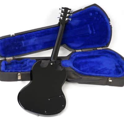 1985 Gibson SG Standard Left Handed - Black Finish - Original Case Lefty SG image 3