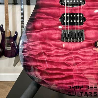 SMP Custom Shop Ichor Electric Guitar w/ Case-Red Quilt image 8