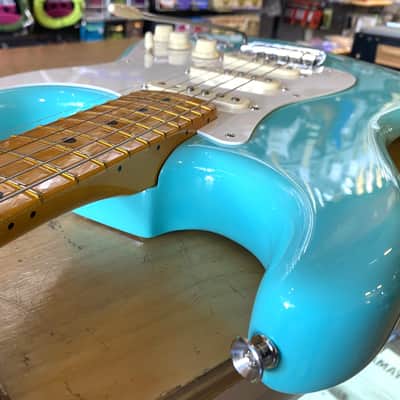 2025 Fender American Vintage II '57 Stratocaster Gloss Sea Foam Green Electric Guitar with Original Case image 8