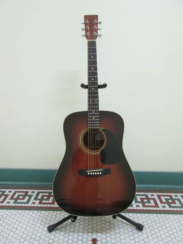 Takamine TD-27 1986 Tobacco Burst (Lawsuit Era - Martin head stock