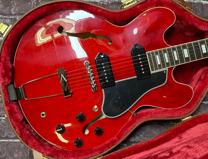 Gibson ES-330 P90 60s Cherry New Unplayed Auth Dlr 6lb 4oz #179 image 1