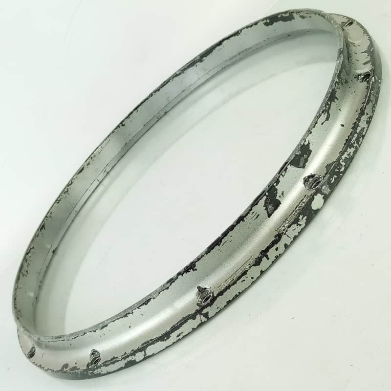 Ludwig 14"Coliseum Twin-Channel Die-Cast Rim/Hoop 12Lug Snare Drum Batter Alum80 image 1