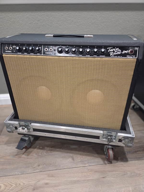 1964 Fender Twin Reverb (w/ road case) image 1