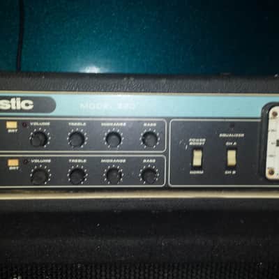 Acoustic Control Corporation 320 Bass Head 1978 blue/black tolex image 1