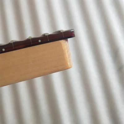 Rosewood Scalloped Fingerboard Guitar Strat Style Maple Neck, 22 Frets Fretboard image 5