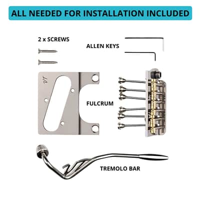 Vega-Trem VT2ND Teletrem Classic Telecaster Guitar Tremolo for TeleBridge image 4