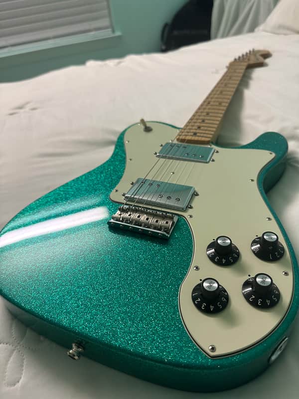 Fender FSR Classic Series '72 Telecaster Deluxe 2012 - Aqua Flake