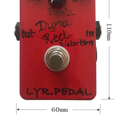 ly rock Red Distortion Pedal True Bypass By Handmade Free Shipment,price include the import duty to US buyer image 4