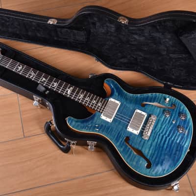 PRS Paul Reed Smith Hollowbody II Piezo Pattern 85/15LT Aquamarine image 3